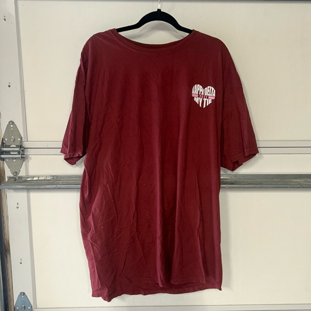 KAPPA DELTA my tie 2022 oversized tee